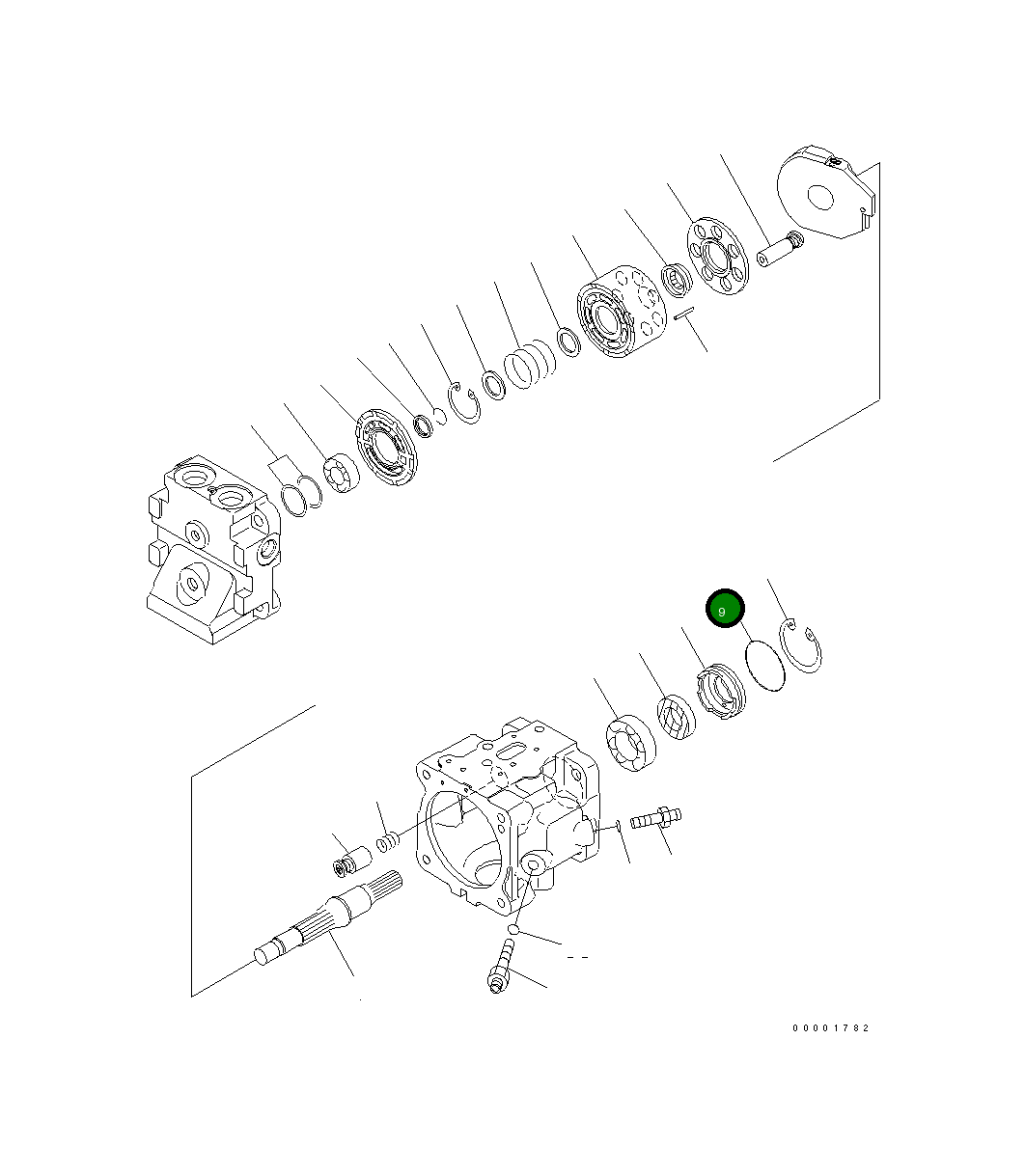Кольцо уплотнительное (O-Ring) 207-09-11140 Komatsu
