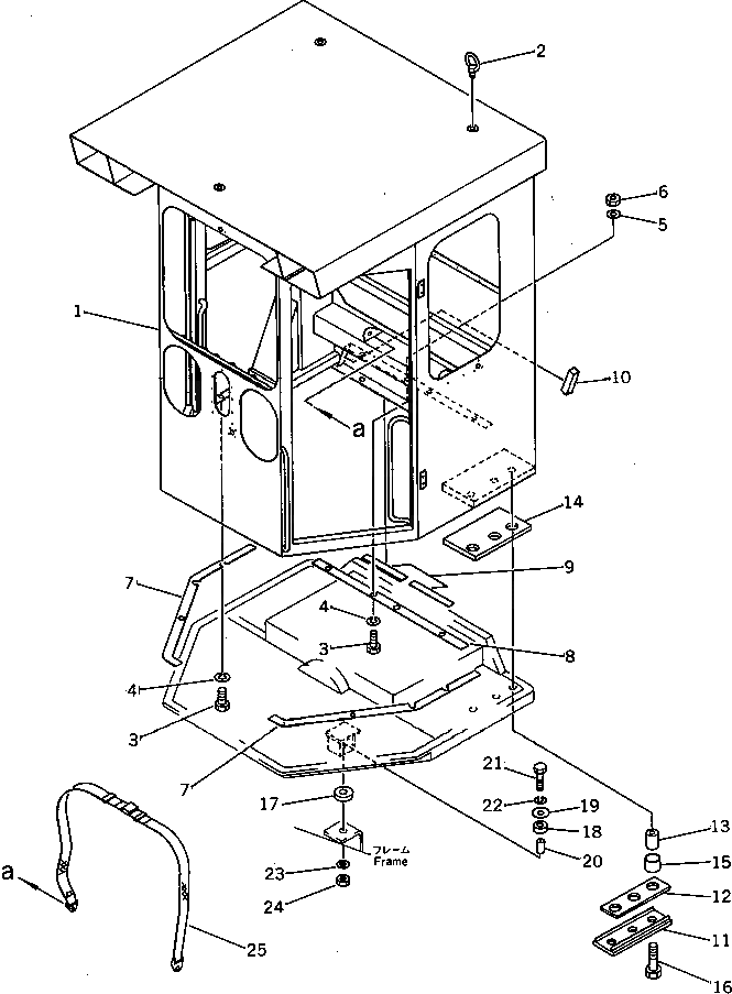Болт 01011-83055  Komatsu