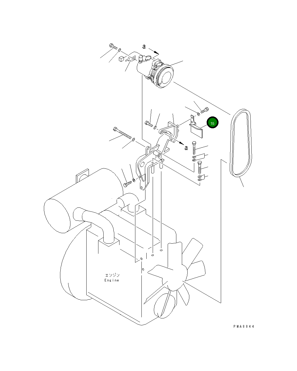 Крышка 21W-978-2150 Komatsu