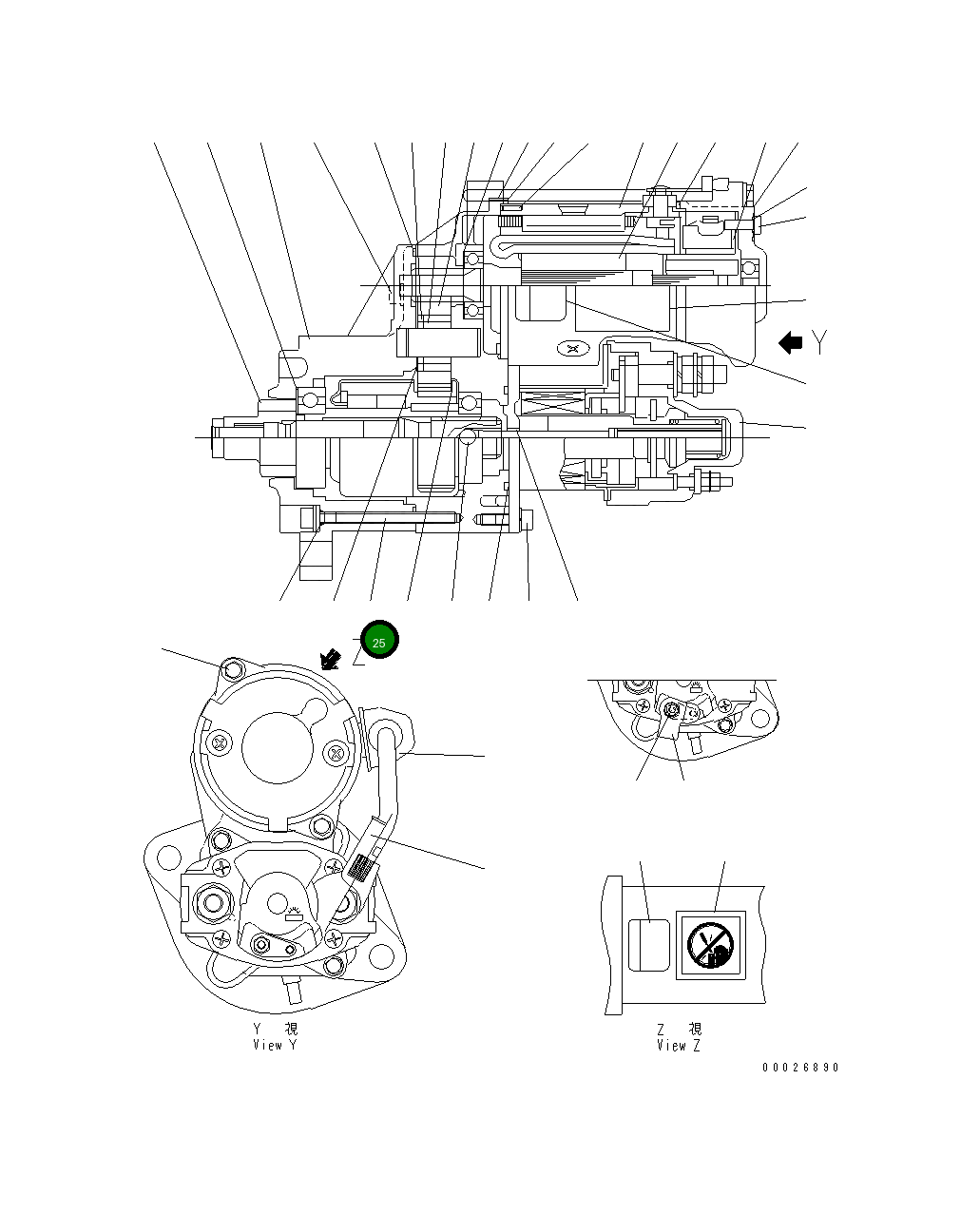 Болт KD0-09001-5370 Komatsu