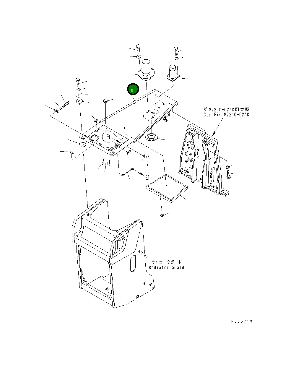 Крышка 11Y-54-11171 Komatsu