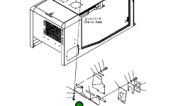 Крышка 419-54-B5370 Komatsu