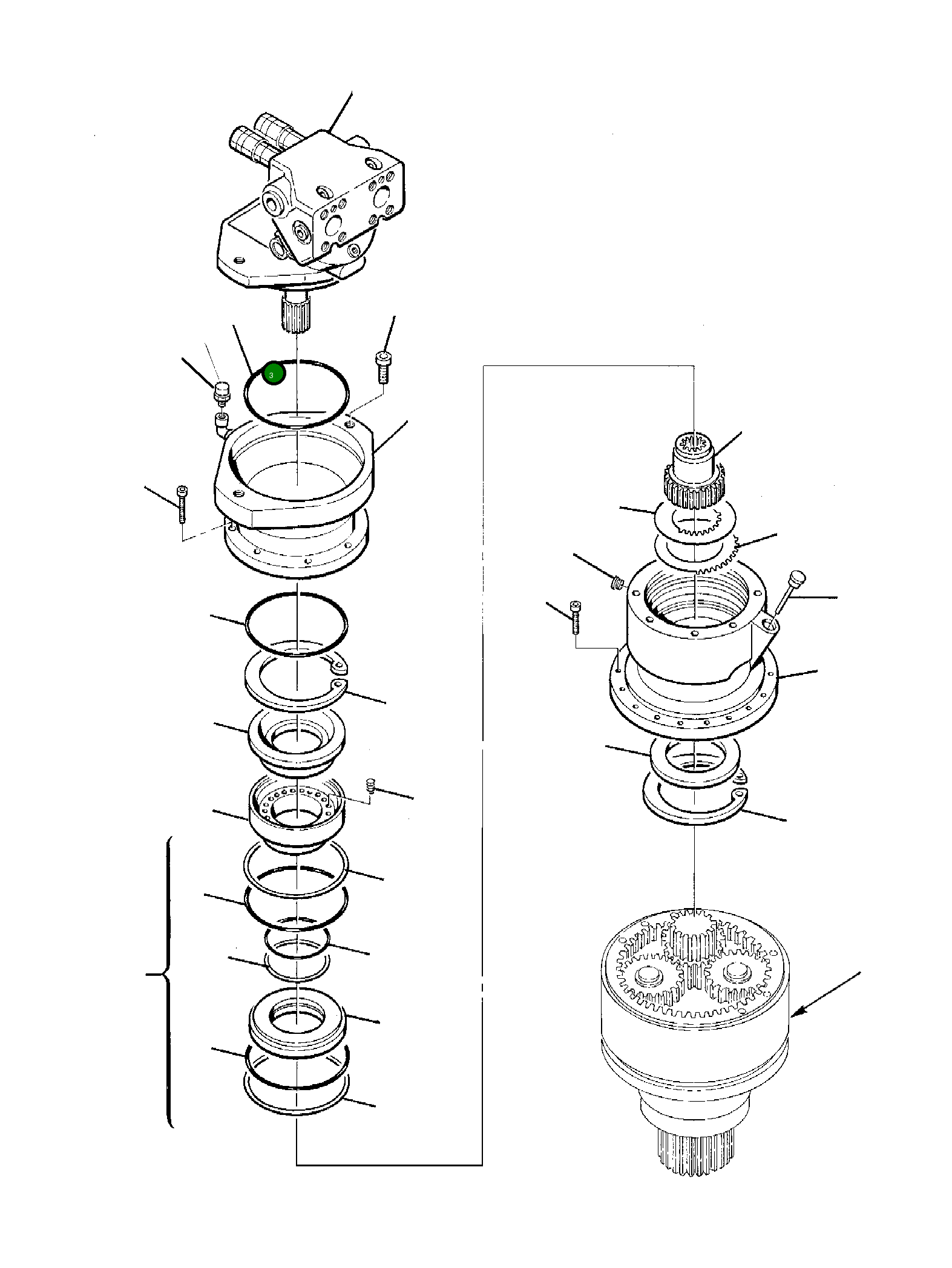 Кольцо уплотнительное (O-Ring) 21D-09-69450  Komatsu