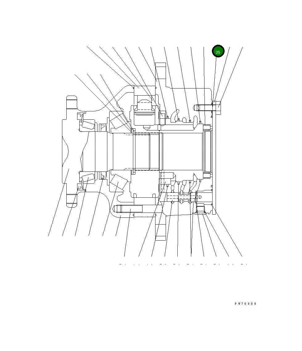 Кольцо уплотнительное (O-Ring) 258-81-53690  Komatsu
