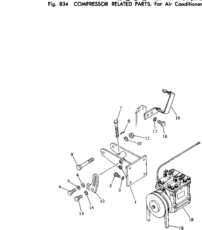 Болт 144-A62-4880  Komatsu