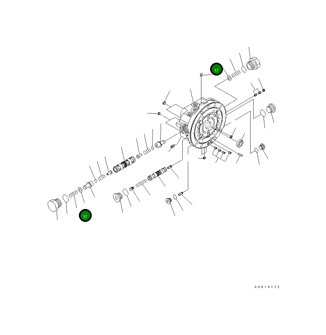 Кольцо FUFZS-2448-30  Komatsu