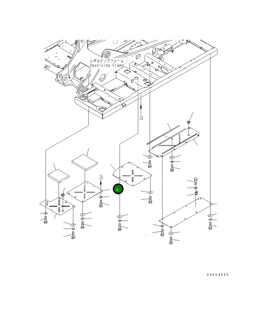 Крышка 207-54-78620 Komatsu