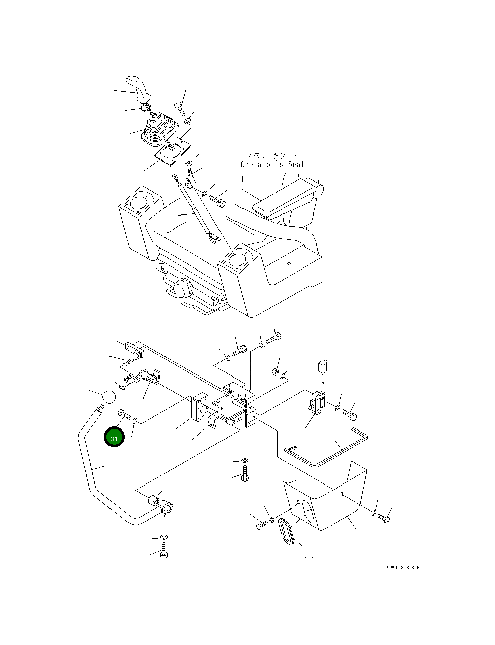 Болт 01010-80840 Komatsu