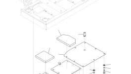 Крышка 2A7-54-12181 Komatsu