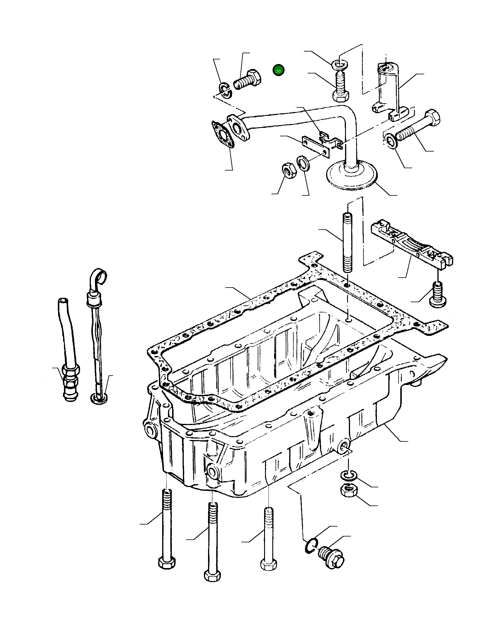 Болт PK0746254 Komatsu
