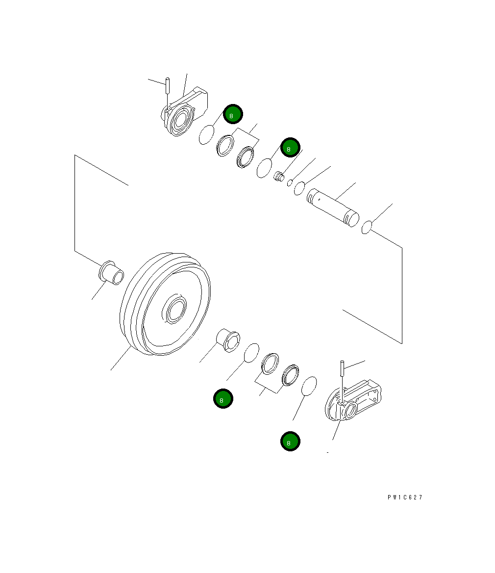 Кольцо уплотнительное (O-Ring) 207-30-53181 Komatsu