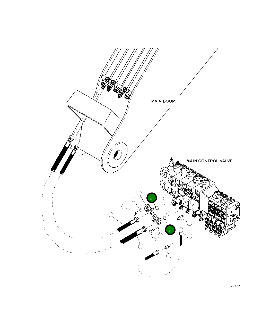 Кольцо уплотнительное (O-Ring) 4A1-62-10110 Komatsu