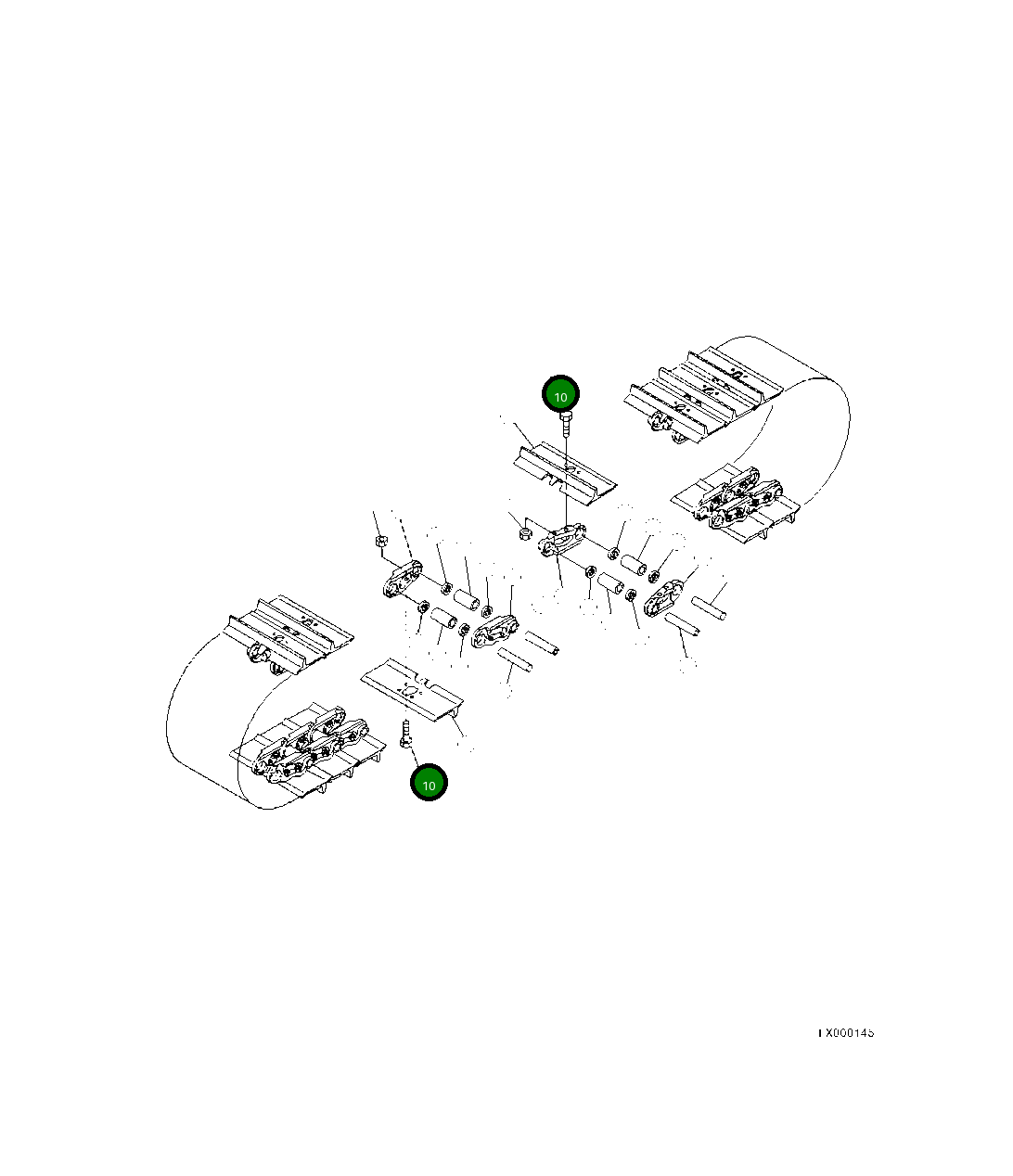 Болт 28119KF Komatsu