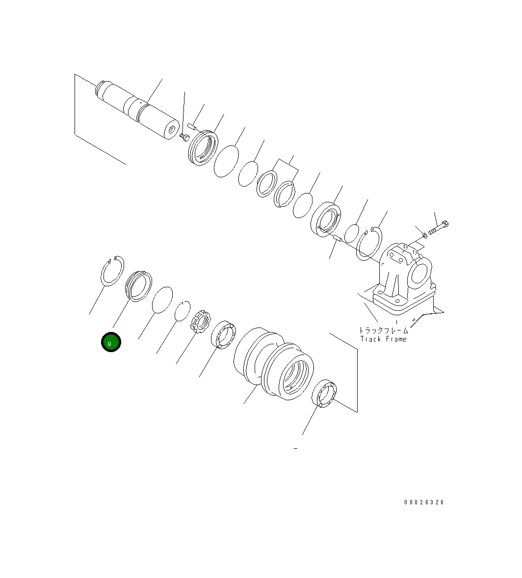 Крышка 19M-30-15170 Komatsu