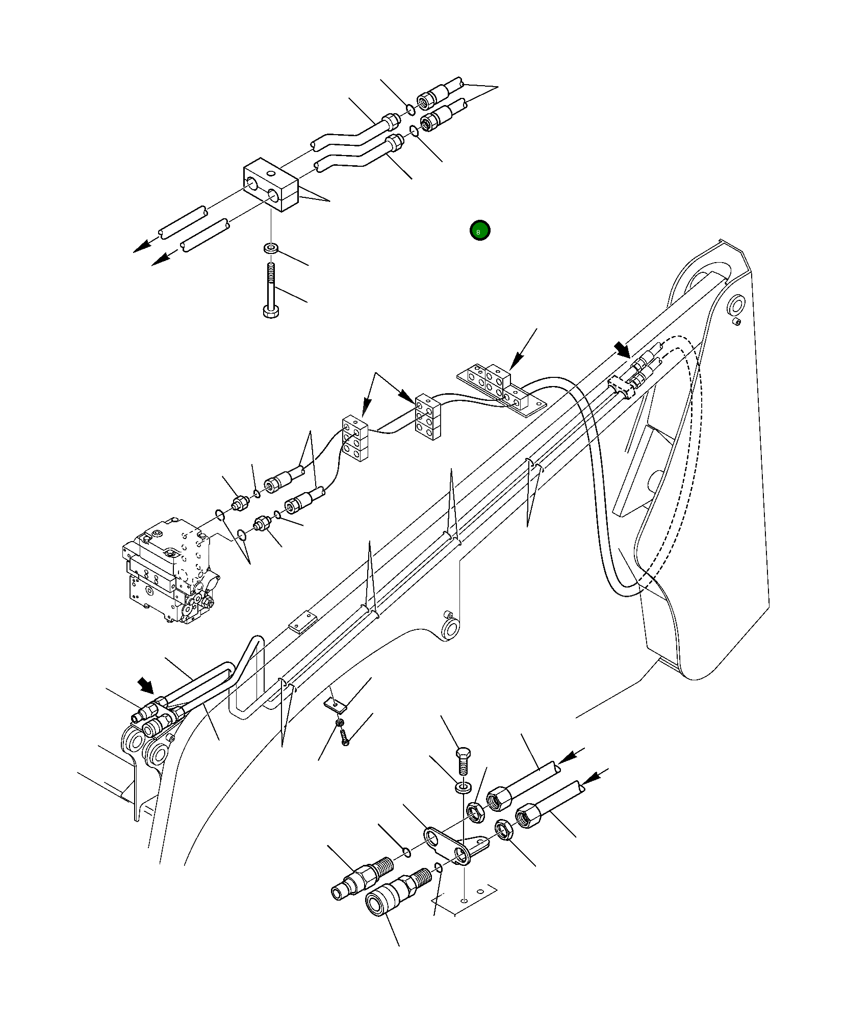 Кольцо уплотнительное (O-Ring) 855051015  Komatsu