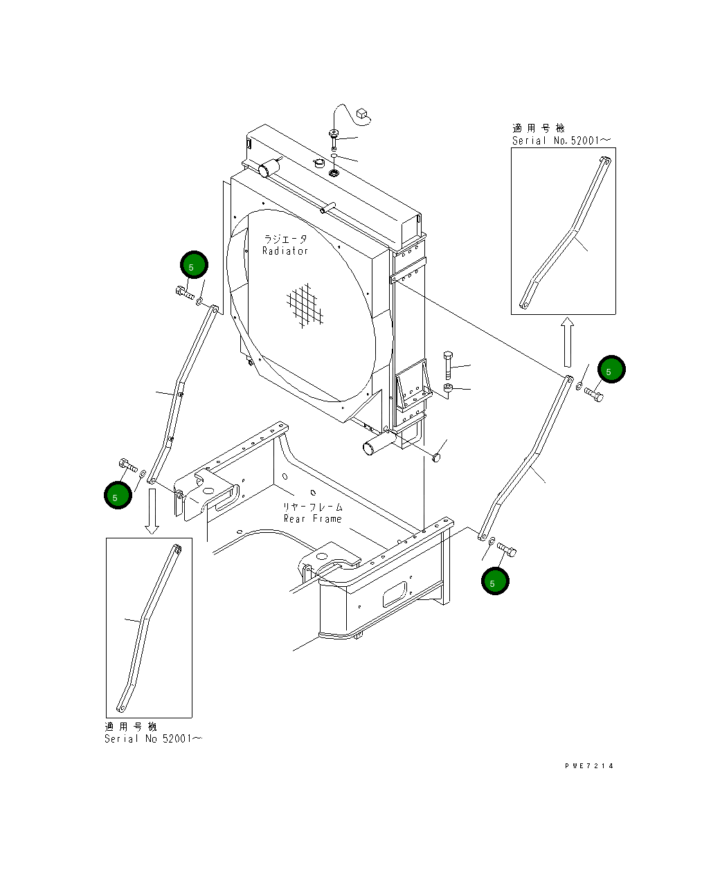 Болт 01010-61655 Komatsu