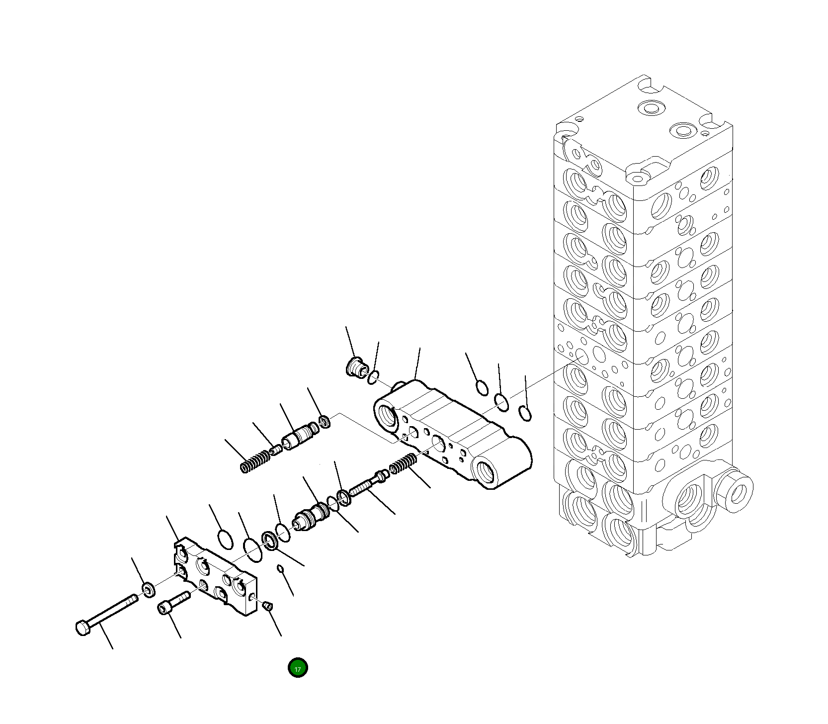 Кольцо уплотнительное (O-Ring) 890001244 Komatsu