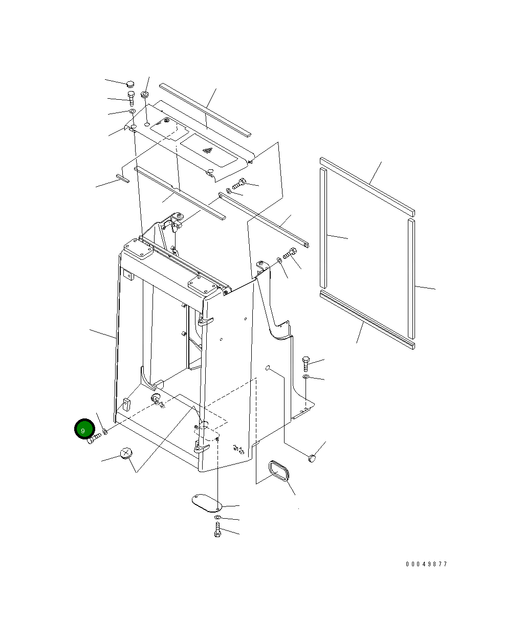 Болт 21K-27-22510 Komatsu