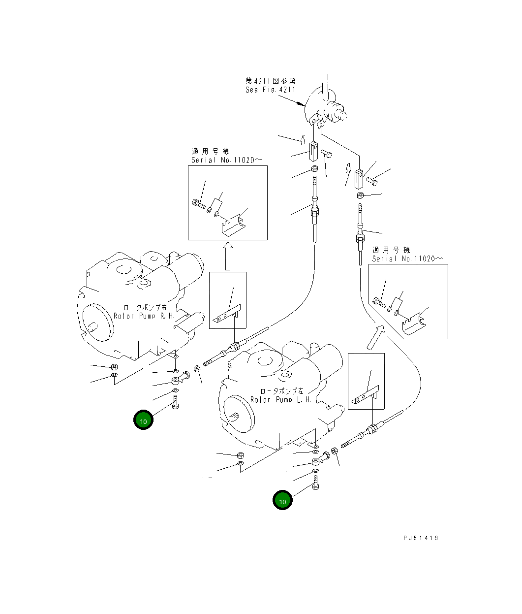 Болт 01010-50630 Komatsu