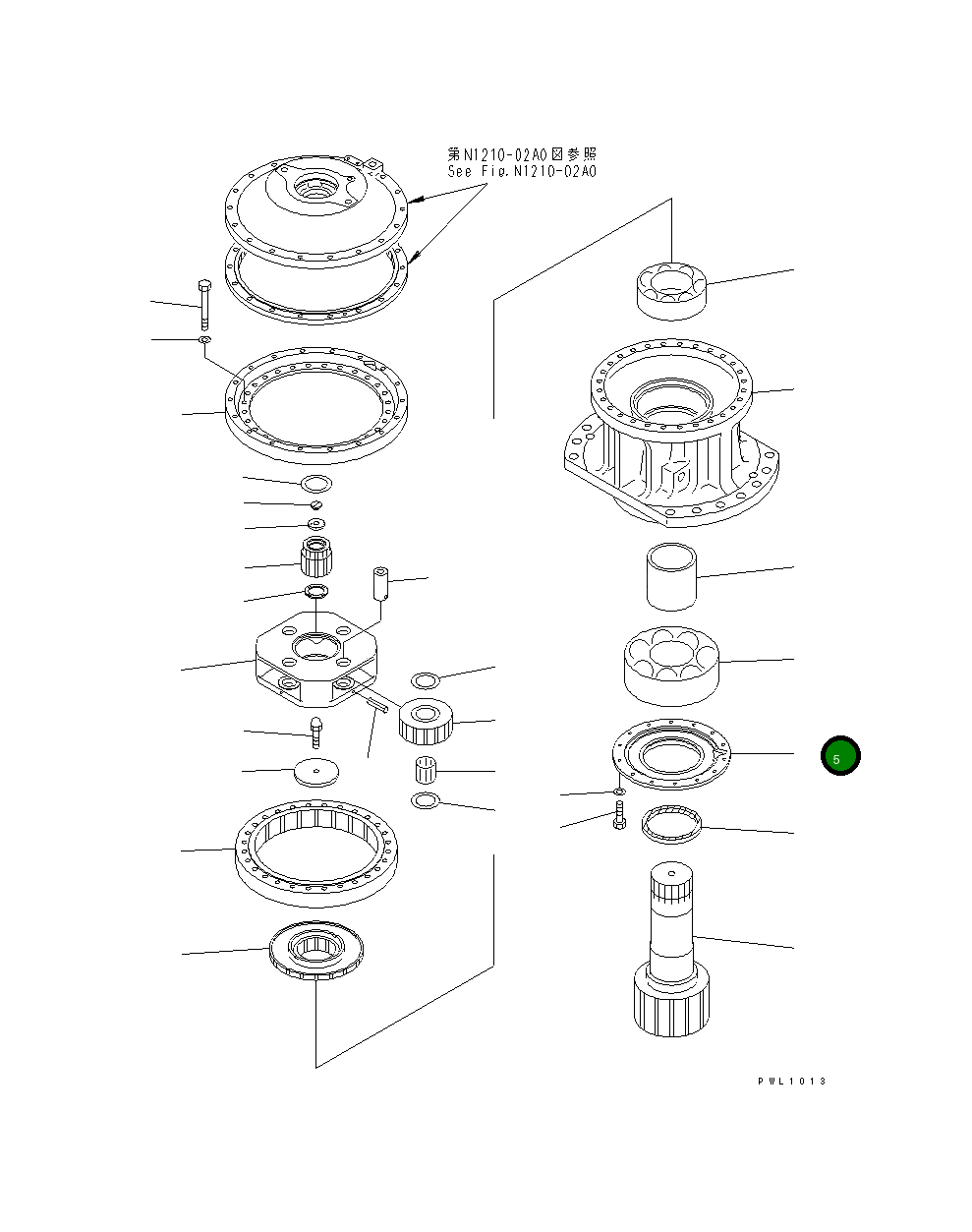 Крышка 209-26-71230 Komatsu