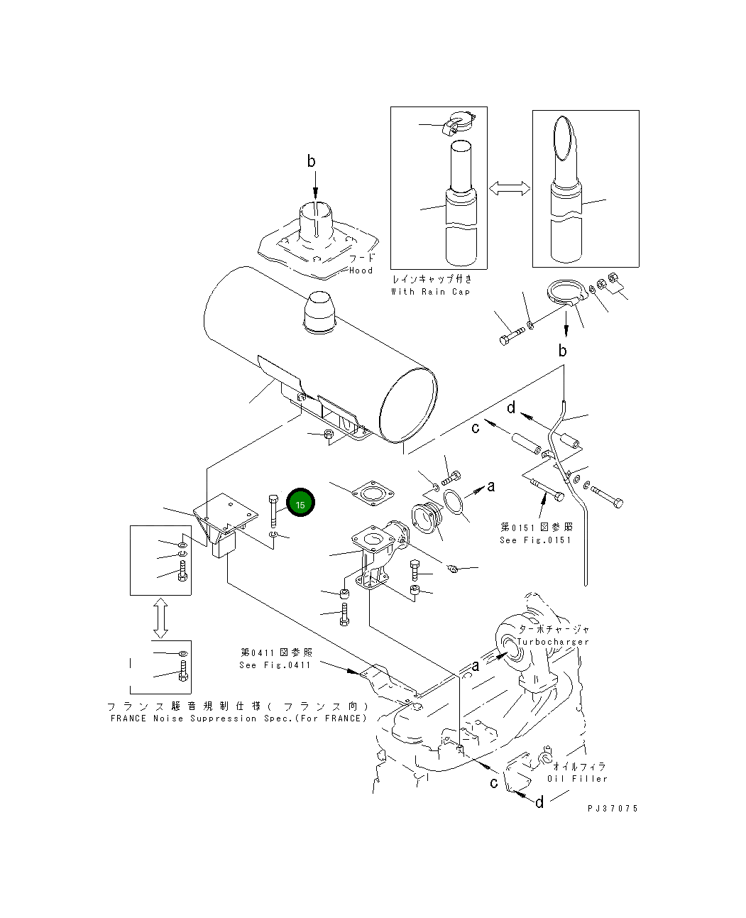 Болт 01010-31095  Komatsu