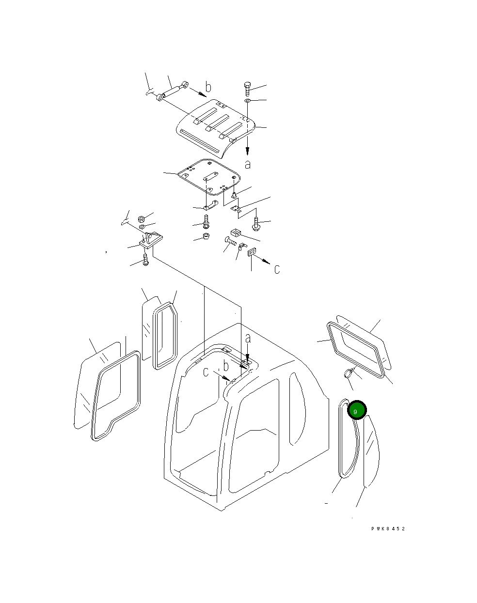 Кольцо 20E-54-K6620 Komatsu