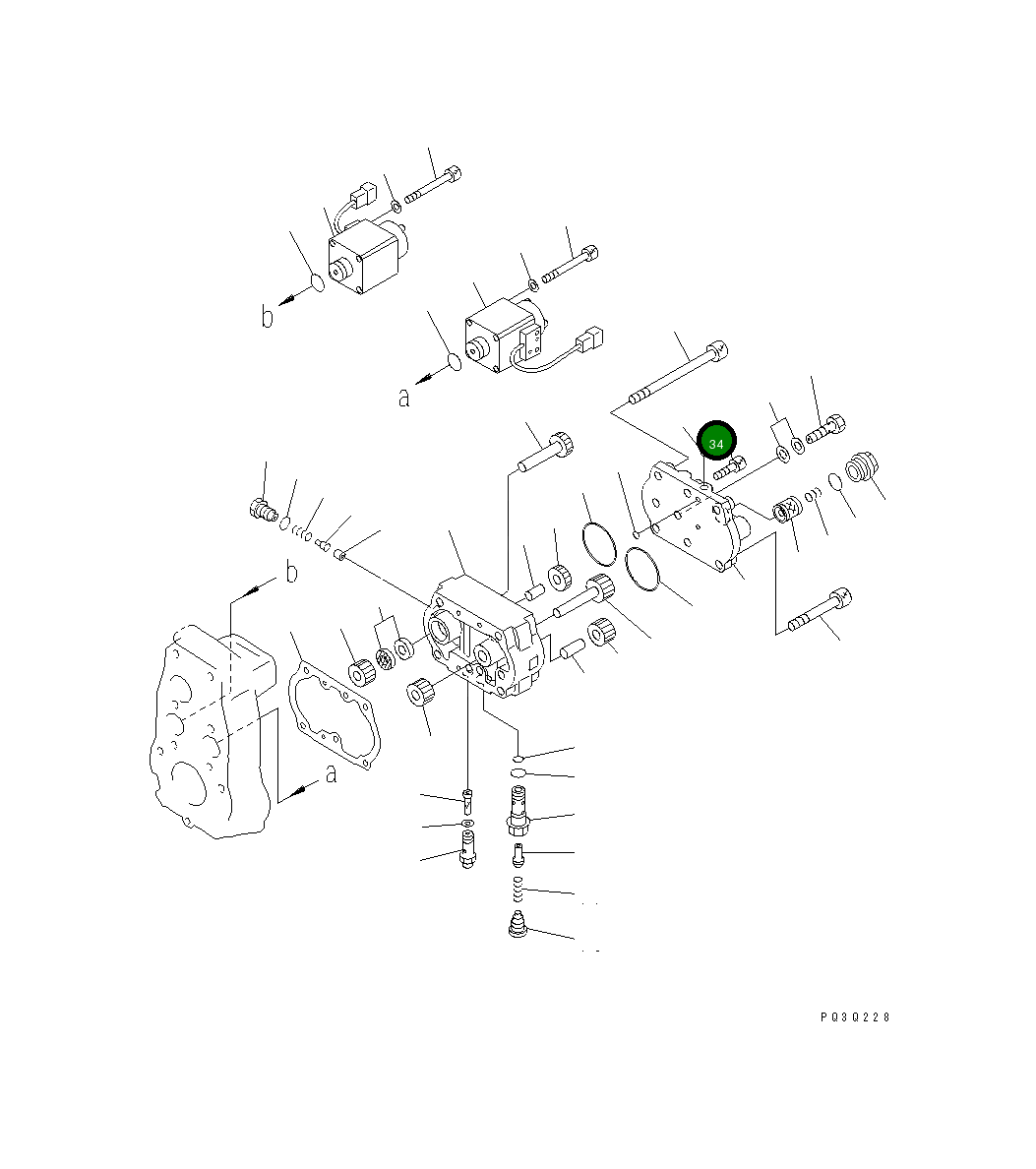 Болт 01252-60830 Komatsu