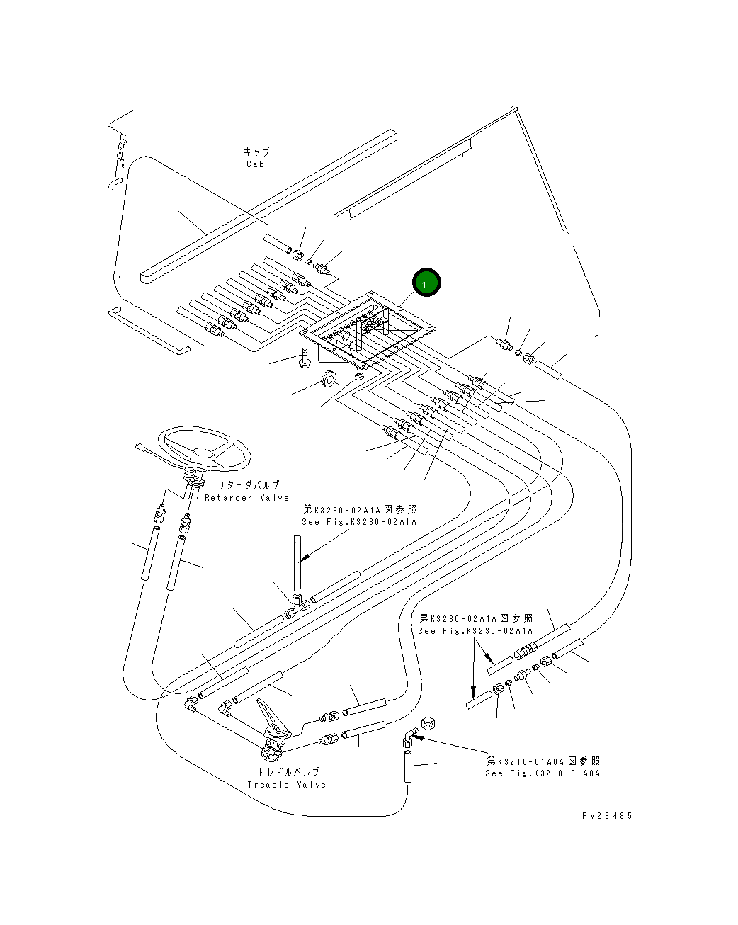 Крышка 567-35-71211 Komatsu