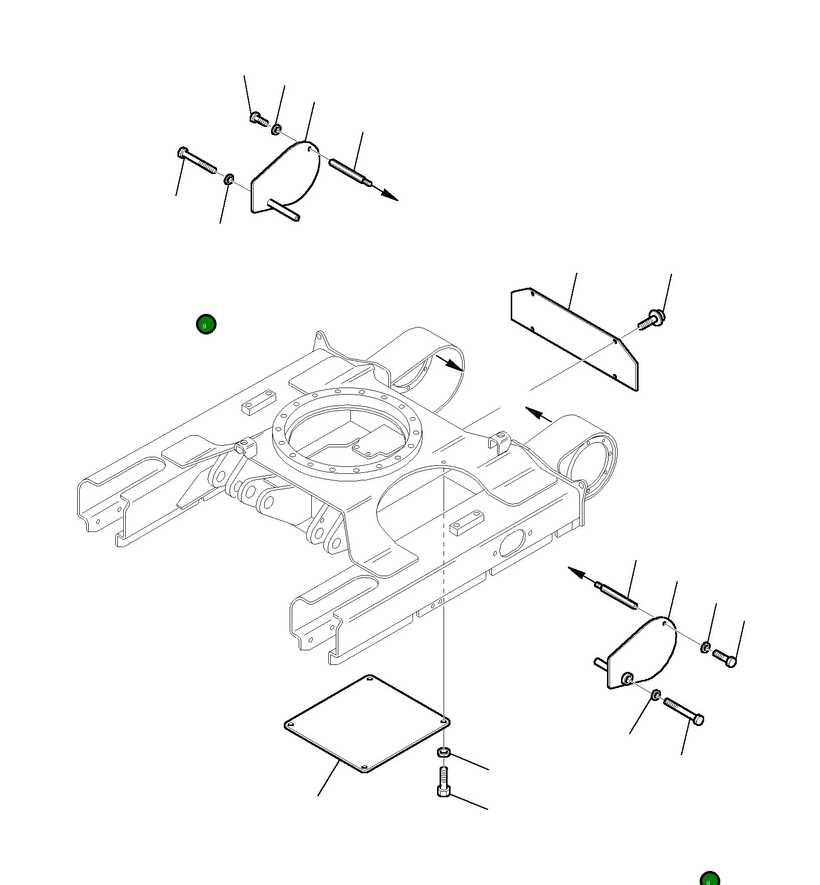 Болт 801015739 Komatsu
