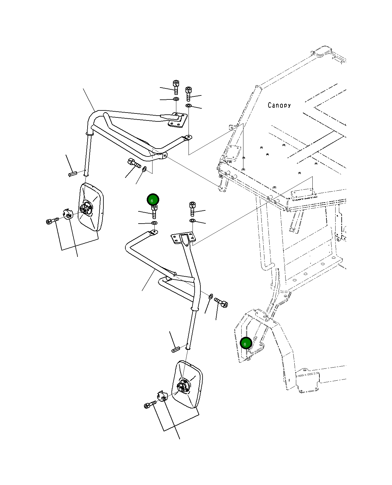 Болт 01252-B1030 Komatsu