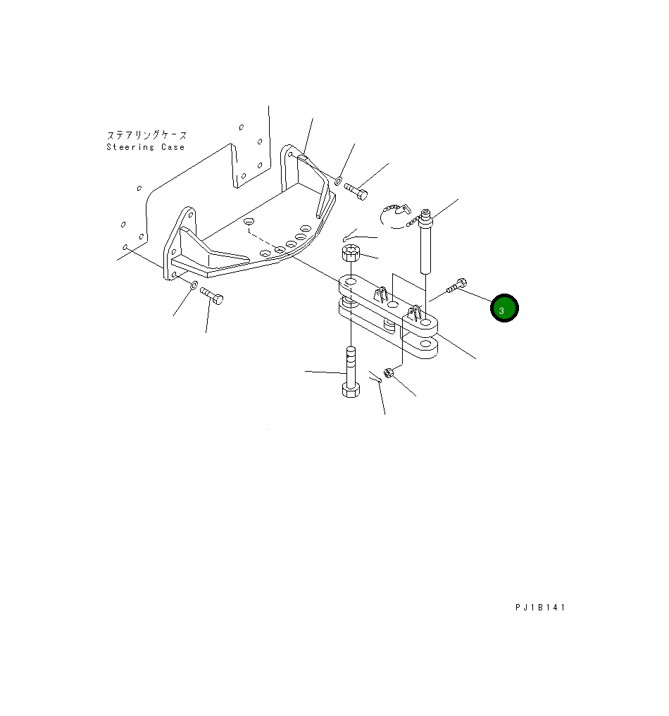 Болт 01012-51660 Komatsu