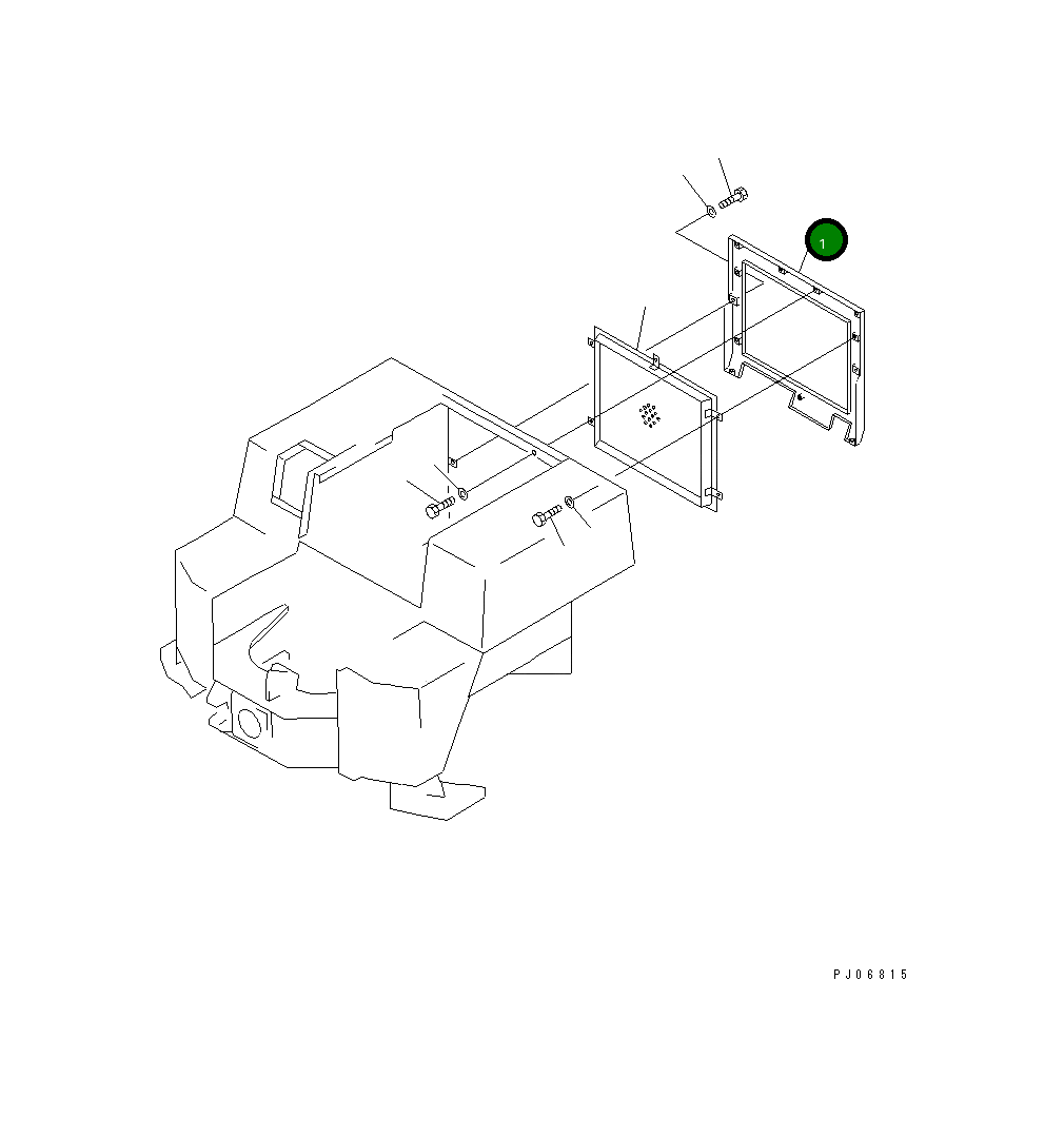Крышка 363-54-25114  Komatsu
