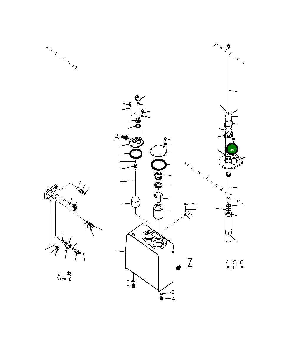 Кольцо уплотнительное (O-Ring) 20Y-959-B880  Komatsu