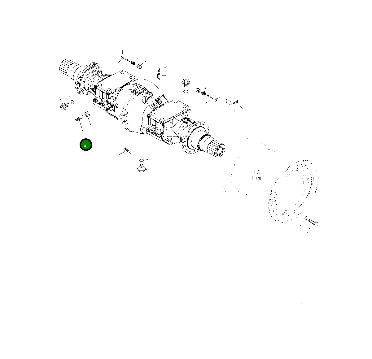 Болт 425-22-33510 Komatsu