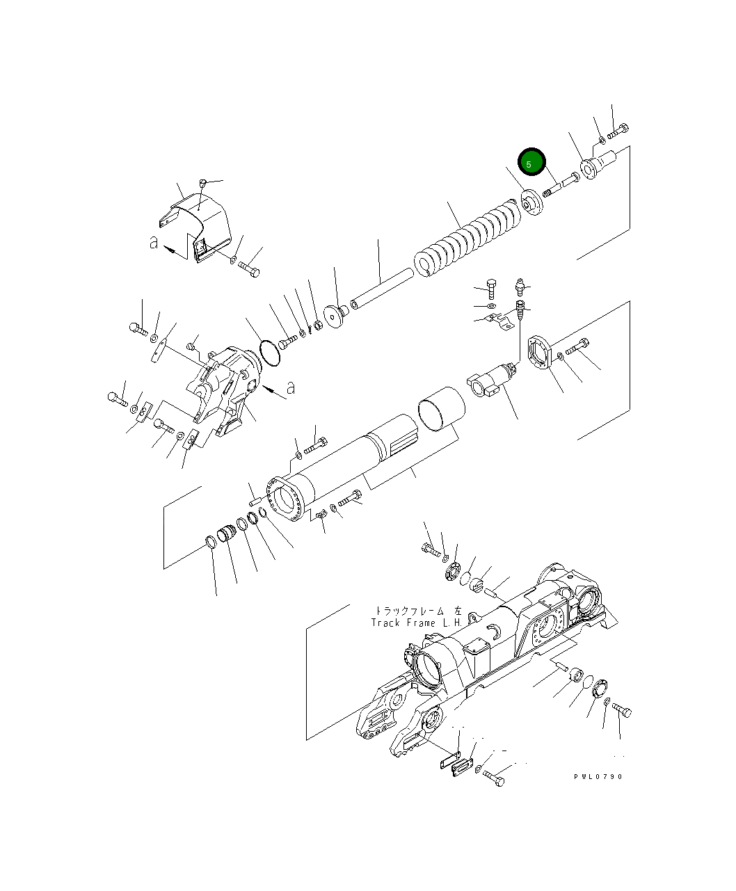 Болт 198-30-44250  Komatsu