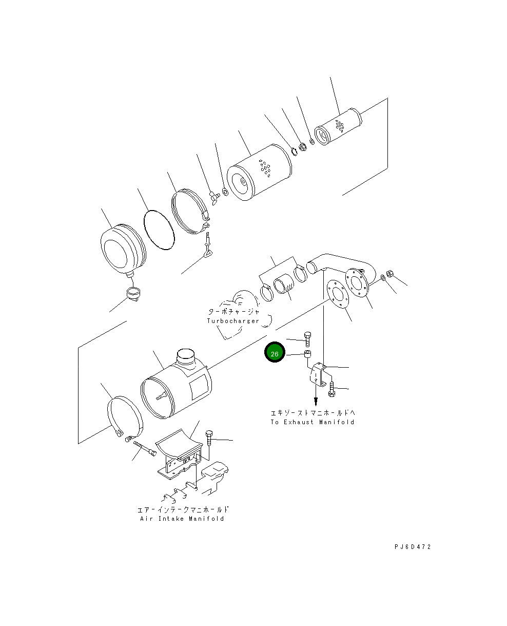 Болт 01010-31040 Komatsu
