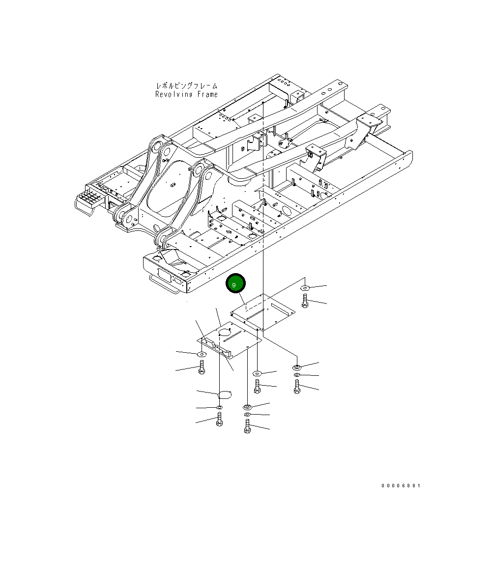 Крышка 209-54-77792  Komatsu
