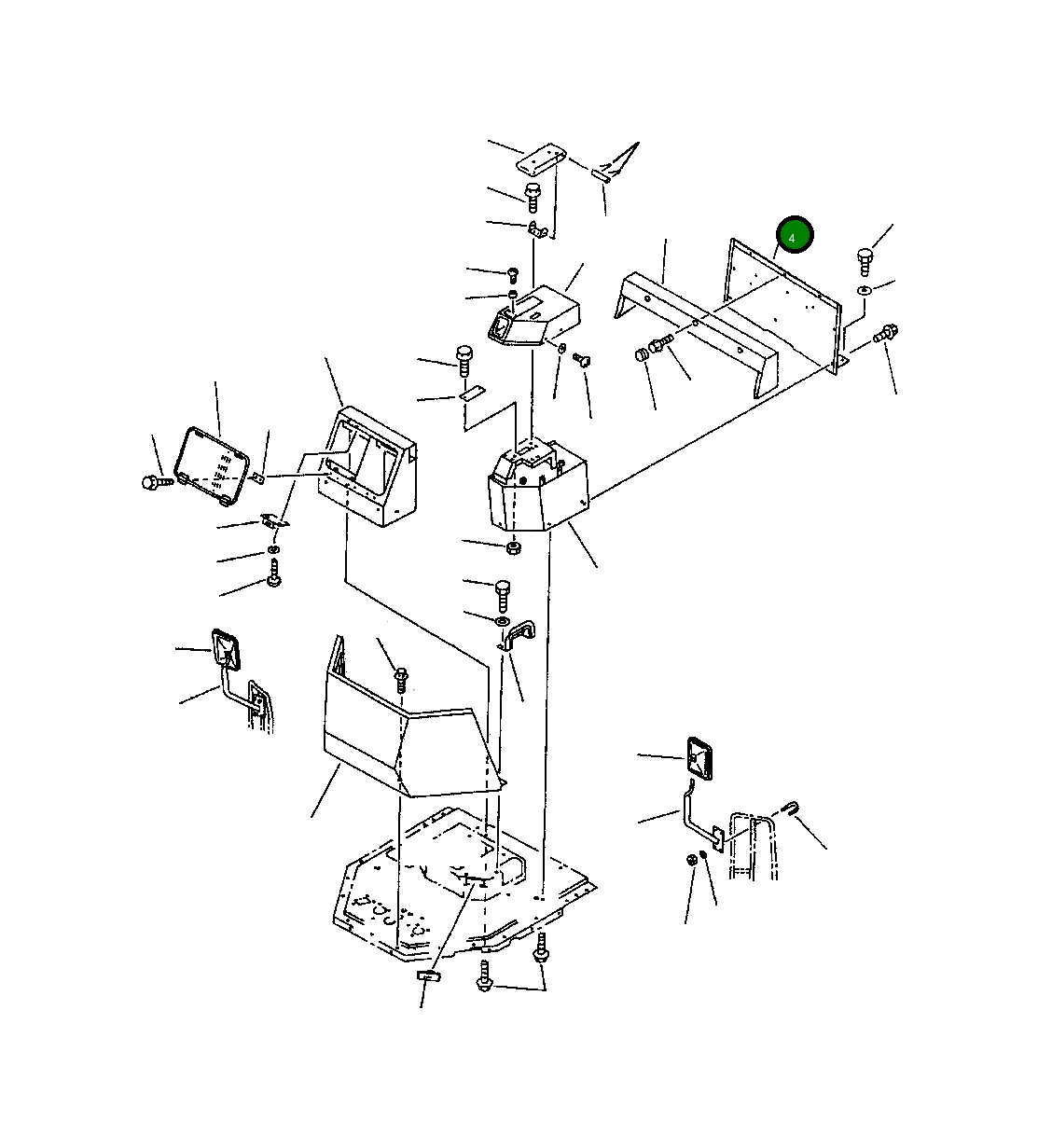 Крышка 426-54-13480  Komatsu