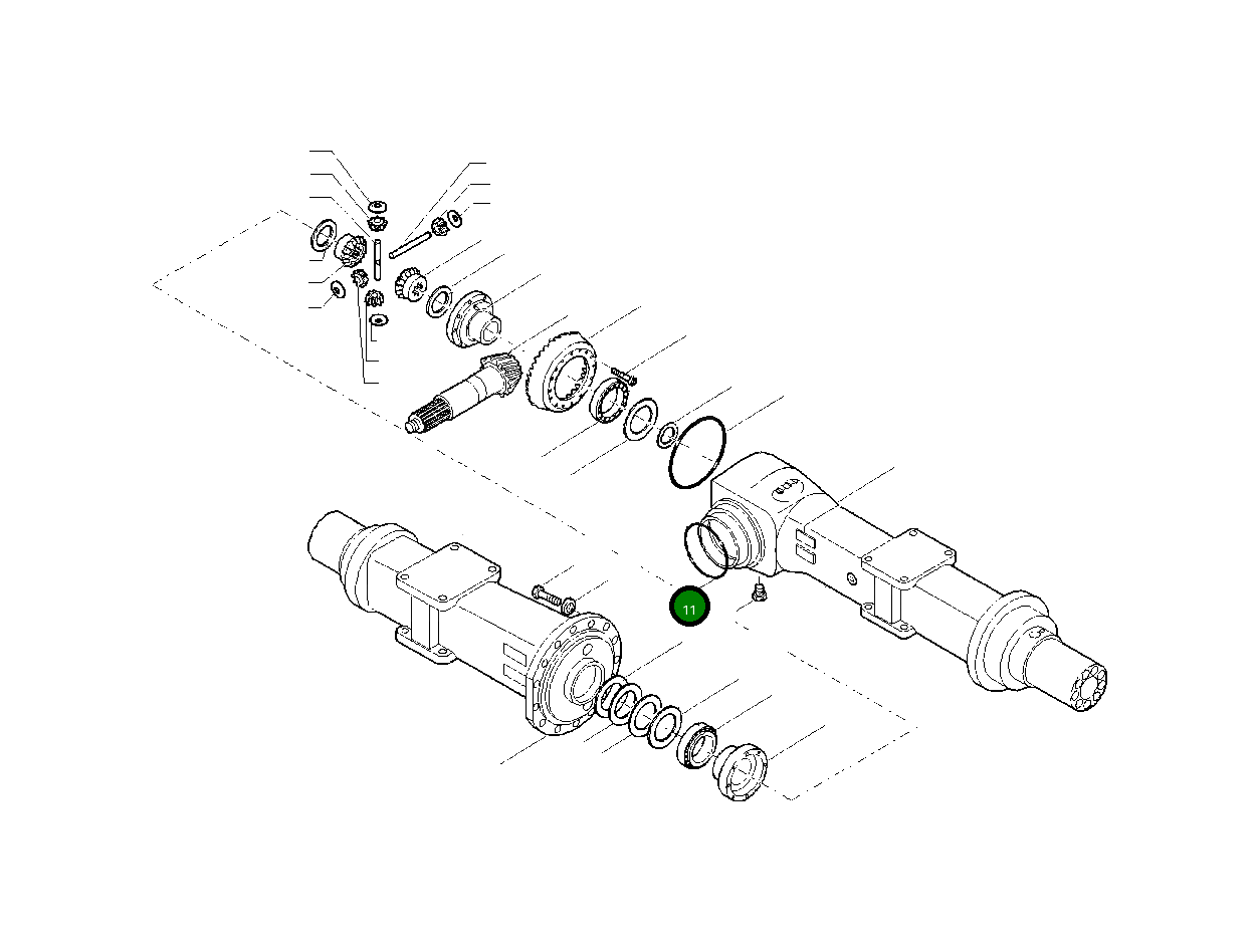 Кольцо уплотнительное (O-Ring) 20J-22-11270 Komatsu