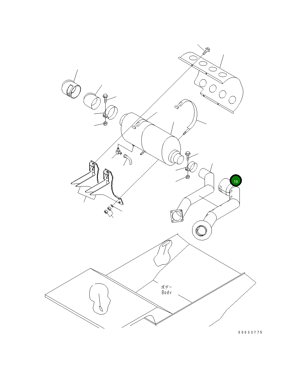 Крышка 567-92-75311 Komatsu
