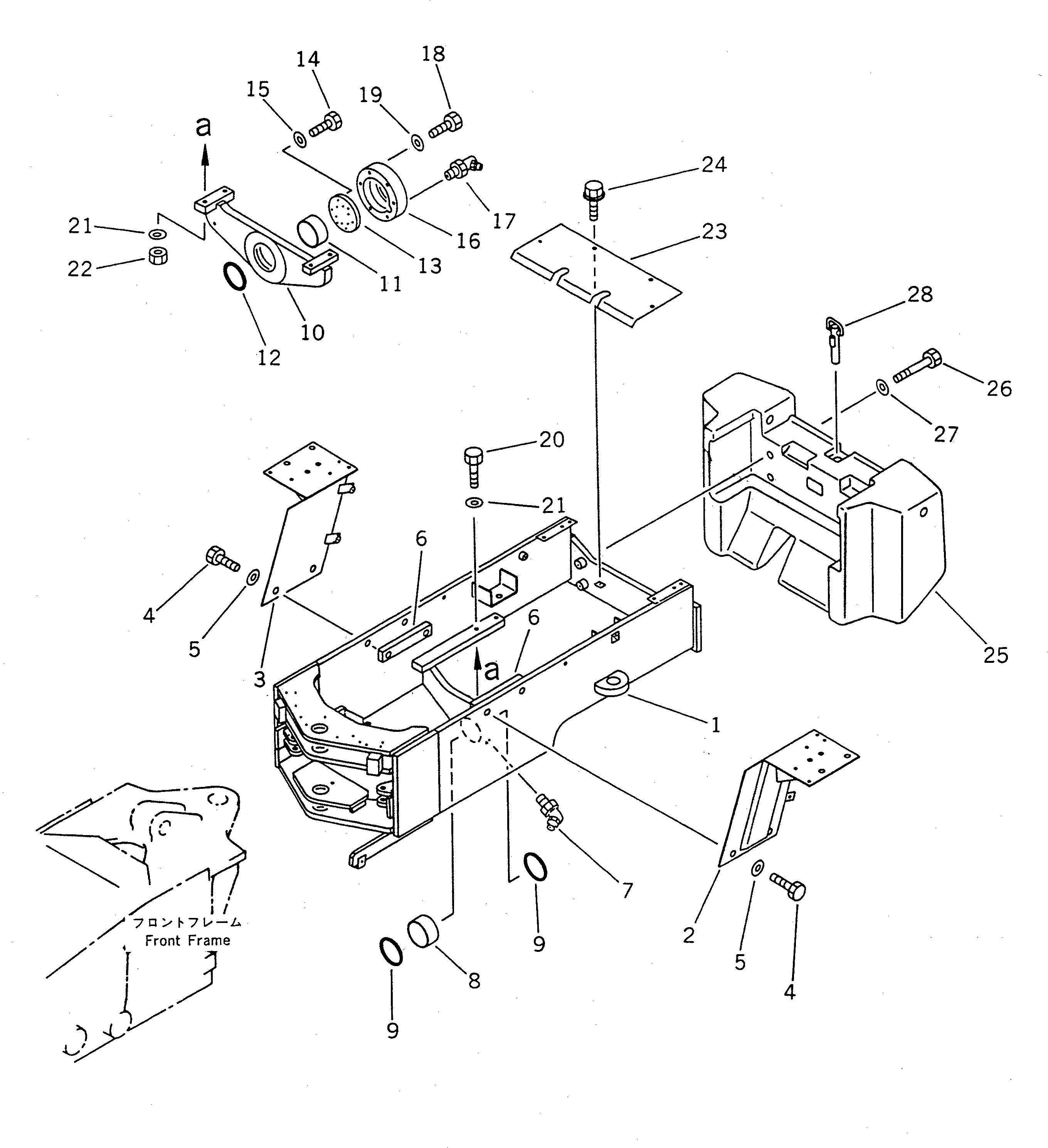 Крышка 415-46-14114 Komatsu