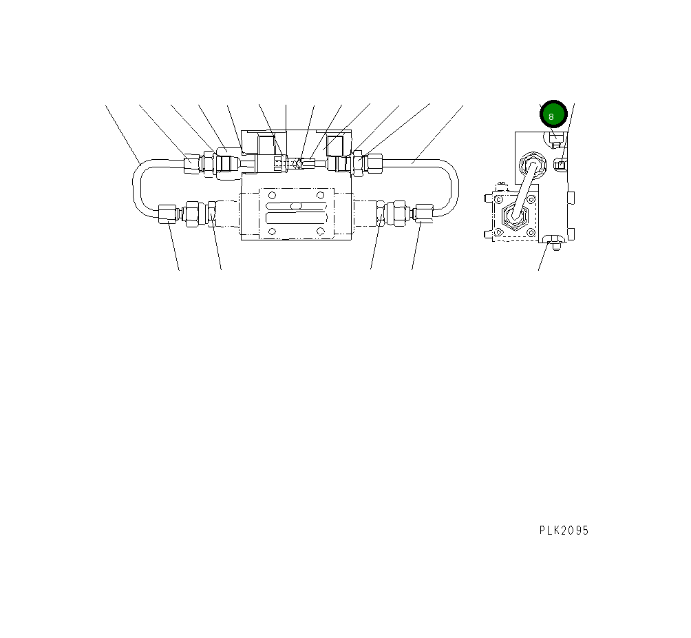 Болт UC1301551004 Komatsu