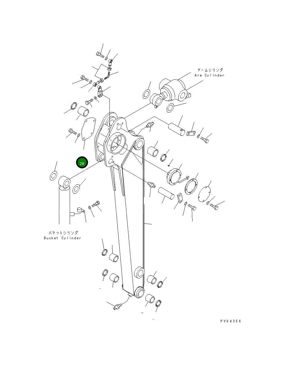 Крышка 21U-70-31941 Komatsu