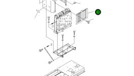 Крышка 41F-S05-1620 Komatsu