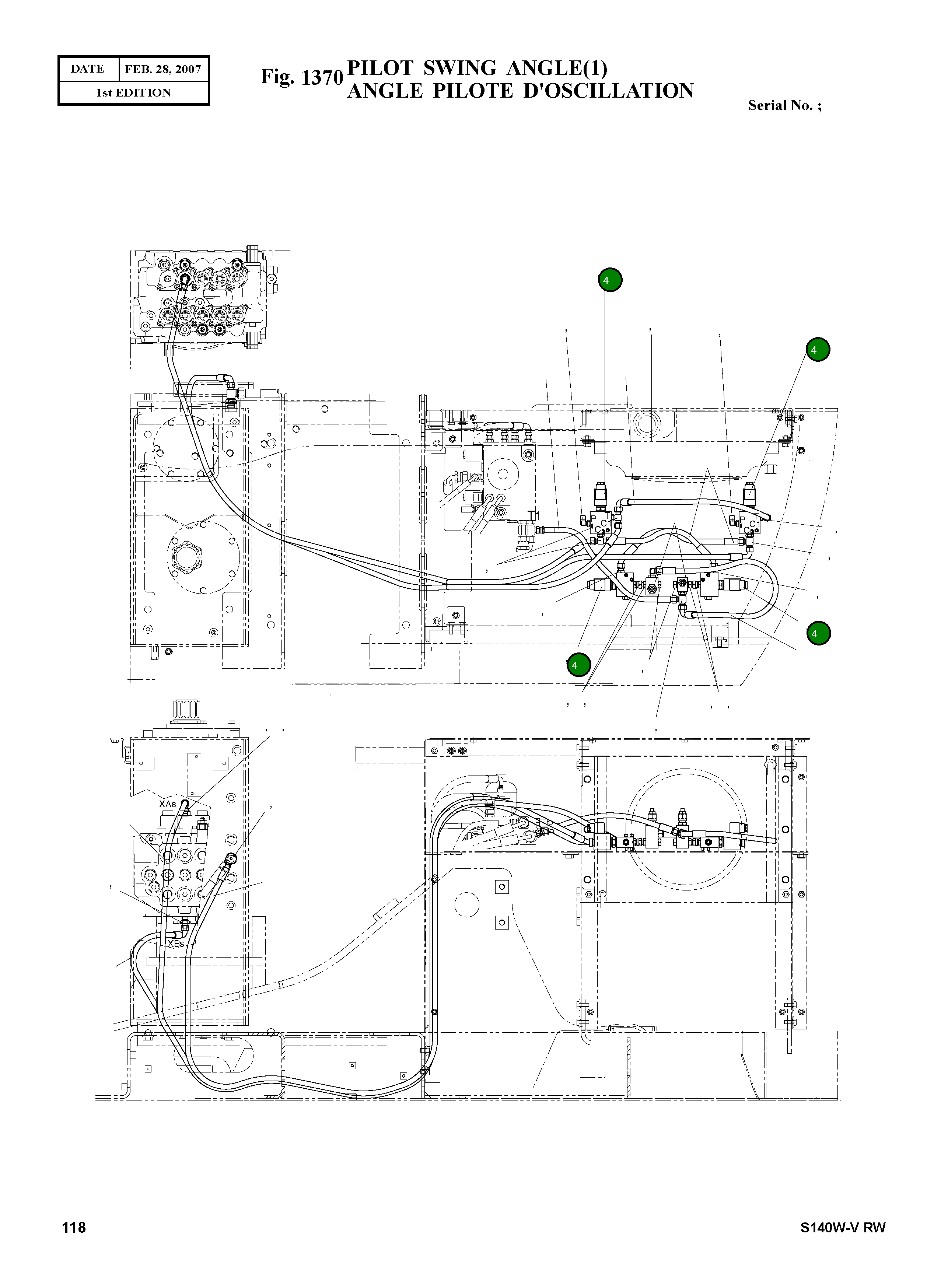 Болт S0553453 Komatsu