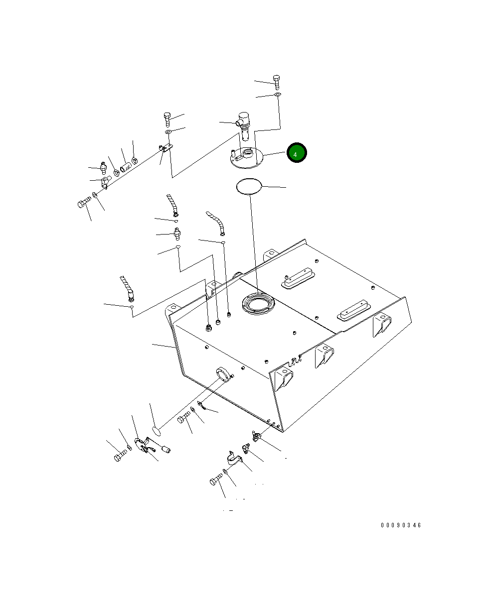 Крышка 426-Z13-3311 Komatsu