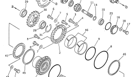 Шестерня 232-22-52411 Komatsu