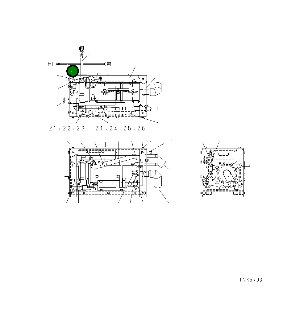 Кольцо MK018 009 Komatsu