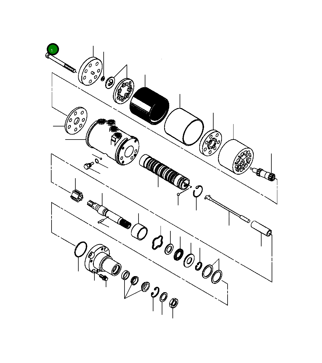Болт 122 701 Komatsu