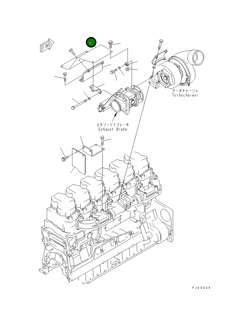 Крышка 6218-11-5471 Komatsu